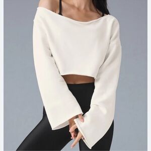 Alo Cropped Barre Pullover